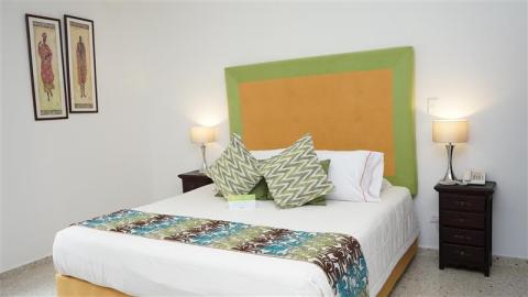 Habitación de hotel cama doble